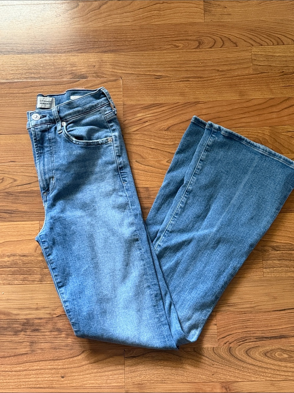 Citizens Of Humanity Medium Blue Lilah Flared Jeans